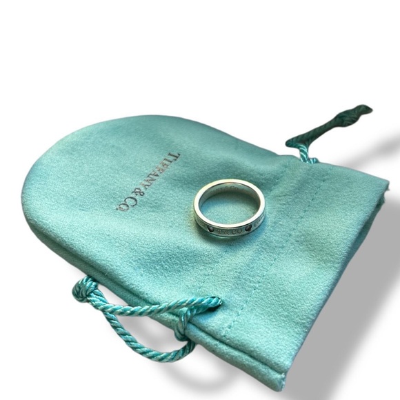 Tiffany 1837 sterling silver ring with sapphires - Picture 4 of 4